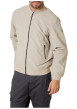 Thumbnail Bomber beige uni pourvu d'une coupe droite et d'un col montant