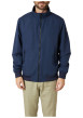 Thumbnail Blouson marine uni pourvu d'un col montant et d'une coupe droite