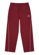 Thumbnail Pantalon jogging bordeaux uni pourvu d'une taille élastiquée