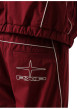 Thumbnail Pantalon jogging bordeaux uni pourvu d'une taille élastiquée - Image 6