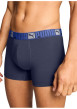 Thumbnail Lot de 2 boxers classiques en coton marine unis pourvus d'une taille élastiquée - Image 5
