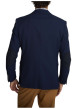 Thumbnail Blazer marine uni avec une coupe droite et des manches longues - Image 2