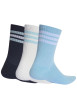 Thumbnail Lot de 3 paires de chaussettes mi-haute bleues pourvues du logo de la marque - Image 2