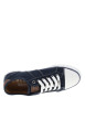 Thumbnail Tennis toile basse bleu marine avec un talon plat et des lacets - Image 4