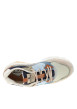 Thumbnail Baskets running vertes avec un talon plat et des lacets beiges - Image 4