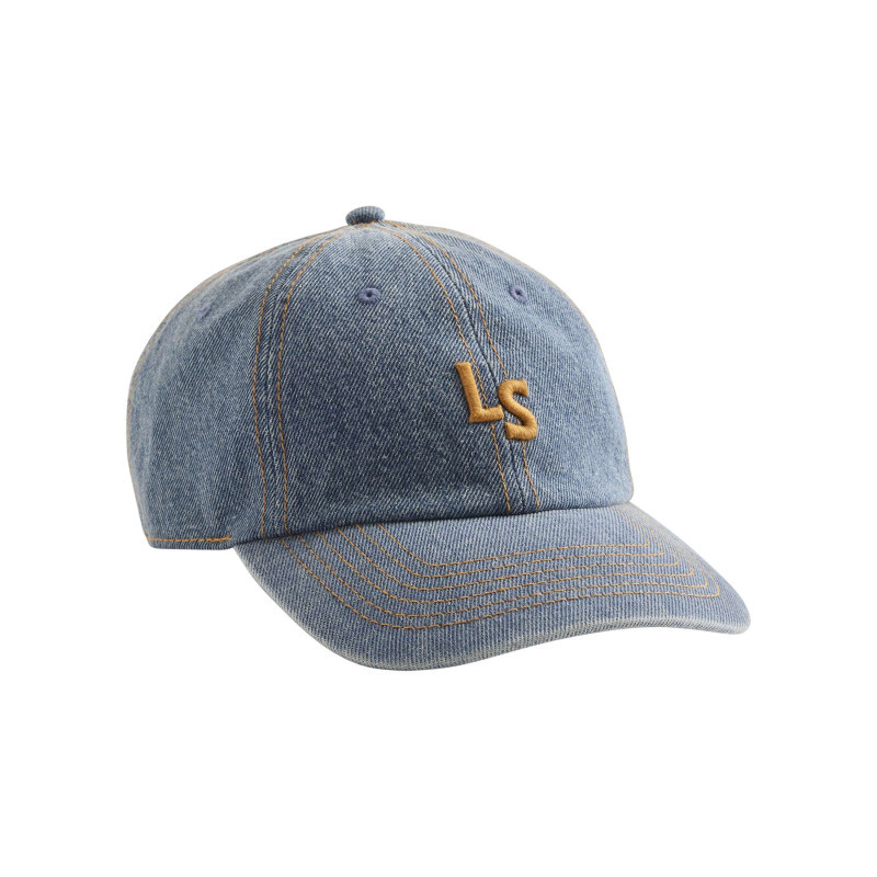 Levi's® Acc. - Casquette En Coton Jean's Avec Une Fermeture Strapback Et Des Surpiqûres Camel - Bleu Foncé Levi's® Acc. - Casquette En Coton Jean's Avec Une Fermeture Strapback Et Des Surpiqûres Camel - Bleu Foncé
