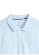Thumbnail Polo en coton ciel uni avec une coupe droite et un col boutonné - Image 2