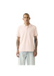 Thumbnail Polo en coton rose uni avec une coupe droite et un col boutonné - Image 3