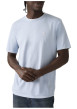 Thumbnail T-shirt en coton ciel uni avec une coupe droite et un col rond - Image 3