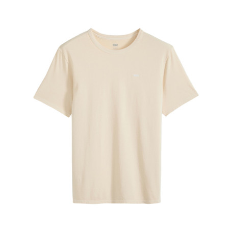 T-shirt en coton jaune uni avec une coupe...