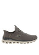 Thumbnail Baskets running brunes avec une semelle plate et une fermeture slip-on