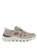 Thumbnail Baskets running taupe à semelle plate avec une fermeture slip-on
