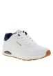Thumbnail Baskets running blanches avec un talon compensé bas et des lacets - Image 3