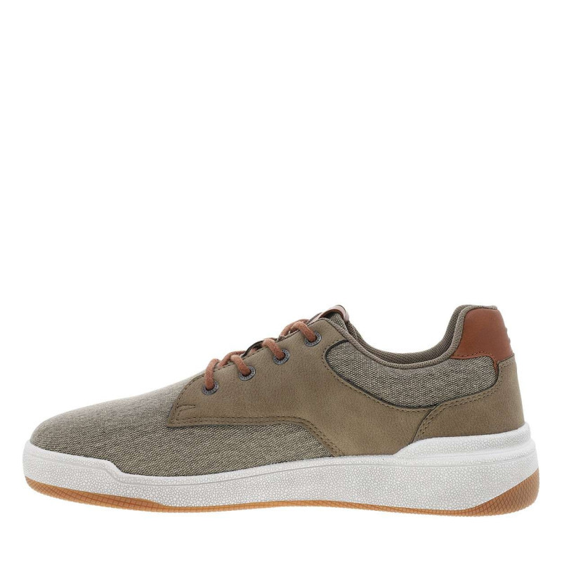 Bullboxer - Sneakers Kaki à Semelle Plate Avec Un Patch De La Marque Sur La Languette - Vert