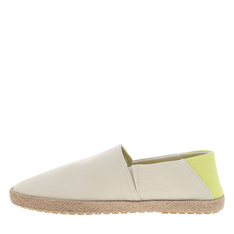 Tommy Hilfiger - Espadrilles Beiges Avec Un Talon à Talon Plat Et Fermeture Slip-on - Beige Tommy Hilfiger - Espadrilles Beiges Avec Un Talon à Talon Plat Et Fermeture Slip-on - Beige