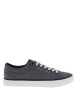 Thumbnail Tennis bleu marine avec un talon plat et pourvu de lacets blancs