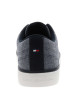 Thumbnail Tennis bleu marine avec un talon plat et pourvu de lacets blancs - Image 6