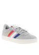 Thumbnail Baskets tennis grises en cuir avec un talon plat et des lacets - Image 3