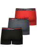 Thumbnail Lot de 3 boxers multicolores unis avec une taille élastiquée - Image 2