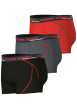 Thumbnail Lot de 3 boxers multicolores unis avec une taille élastiquée - Image 3