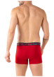 Thumbnail Lot de 3 boxers multicolores unis avec une taille élastiquée - Image 5