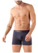 Thumbnail Lot de 3 boxers multicolores unis avec une taille élastiquée - Image 6