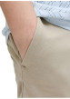 Thumbnail Short chino en coton beige uni pourvu de passants pour la ceinture - Image 6