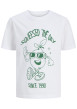 Thumbnail T-shirt en coton blanc uni pourvu d'un imprimé citron et d'un col rond