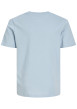 Thumbnail T-shirt en coton ciel uni pourvu d'un imprimé et d'un col rond - Image 2
