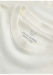 Thumbnail T-shirt en coton biologique blanc uni pourvu d'un imprimé musical - Image 3