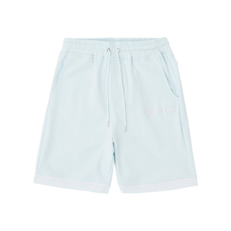 Short Jogging ciel uni avec une coupe droite et...