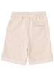 Thumbnail Short Jogging beige uni avec une coupe droite et un logo brodé - Image 2