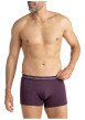 Thumbnail Lot de 3 boxers en coton multicolores unis pourvus d'une taille élastiquée - Image 4