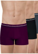 Thumbnail Lot de 3 boxers en coton multicolores unis pourvus d'une taille élastiquée - Image 6