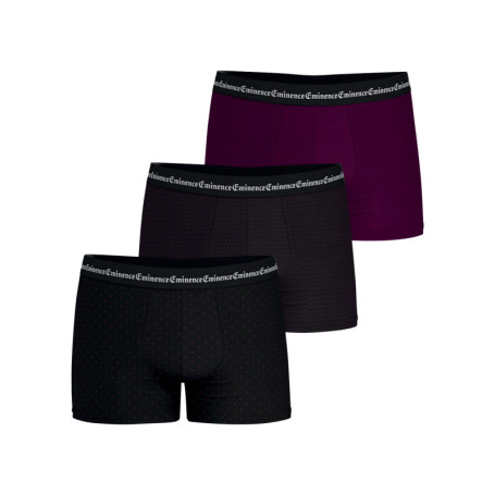 Lot de 3 boxers en coton multicolores à motifs...