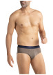 Thumbnail Lot de 3 slips en coton multicolores unis avec une taille élastiquée - Image 5