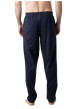 Thumbnail Pyjama long en coton bordeaux uni pourvu d'une coupe droite et d'un col boutonné - Image 4