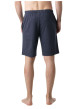 Thumbnail Pyjama court en coton marine à motifs pourvu d'une coupe droite - Image 4