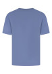 Thumbnail T-shirt en coton ciel imprimé avec une coupe droite et un col rond - Image 2