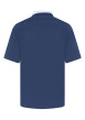 Thumbnail Chemise en coton indigo unie avec une coupe droite et un col américain - Image 2