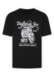 Thumbnail T-shirt Sherbrooke en coton noir à coupe droite pourvu d'un col rond