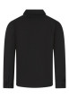 Thumbnail Surchemise en coton noire unie avec une coupe droite et un col à revers - Image 2