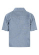 Thumbnail Chemise bleue unie pourvue d'une coupe droite et d'un col chemise - Image 2