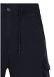 Thumbnail Short cargo en coton marine uni pourvu d'une coupe droite et de multiples poches - Image 3