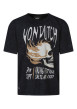 Thumbnail T-shirt en coton anthracite avec un imprimé à l'avant et une coupe droite