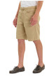 Thumbnail Short chino en coton beige uni avec une coupe droite muni d'un bouton - Image 4