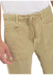 Thumbnail Short chino en coton beige uni avec une coupe droite muni d'un bouton - Image 6