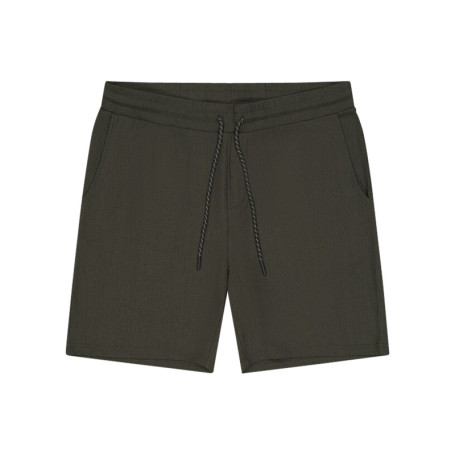 Short jogging kaki uni coupe droite et une...