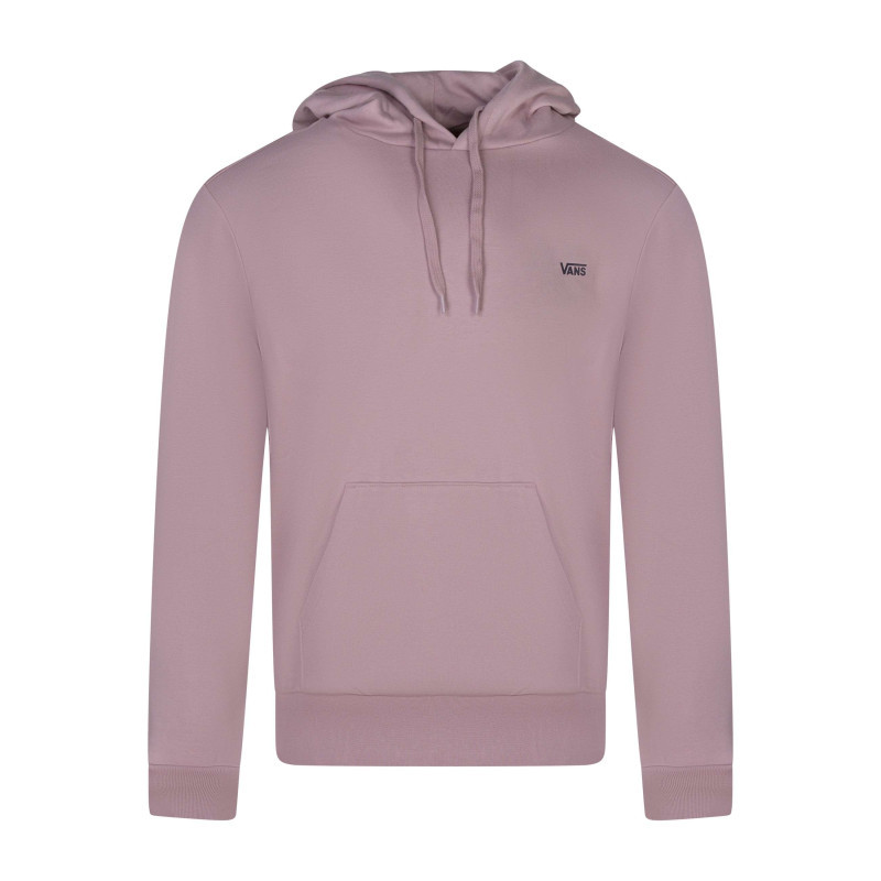 Vans - Sweat à Capuche En Coton Mélangé Mauve Uni Avec Une Coupe Droite - Violet