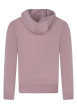 Thumbnail Sweat à capuche en coton mélangé mauve uni avec une coupe droite - Image 2